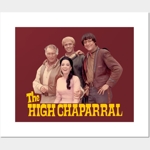 The High Chaparral - Group - 60s Tv Western Wall Art by wildzerouk